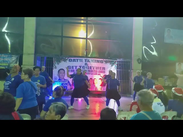 Christmas Party Retro Dance Contest Zumba Remix 70's | Pook Aguinaldo for 1st prize | RVM TEAMPANALO