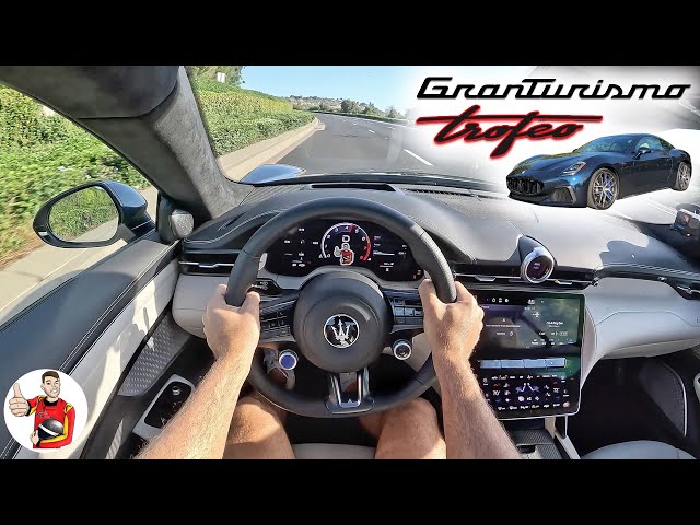 The New Maserati GranTurismo Trofeo is Rated S for Sensual  (POV Drive Review)