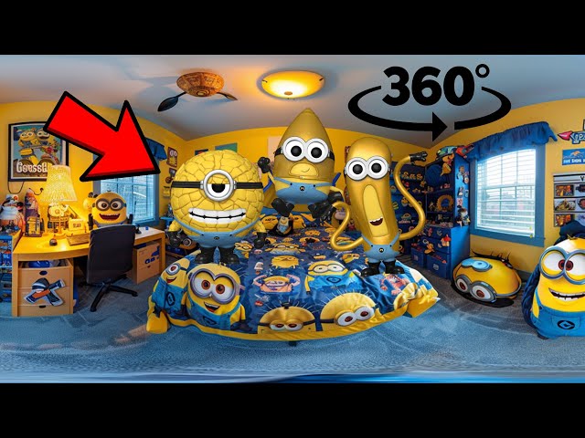 Despicable Me 4 | Minions - Find Minions in the Room | 360º VR Video Challenge