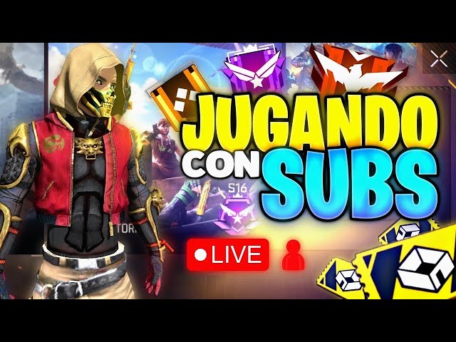 🔴 FREE FIRE EN VIVO | SUBIENDO DE RANGO CON SUBSCRIPTORES 🤯 REGIÓN SUR ✅🤩