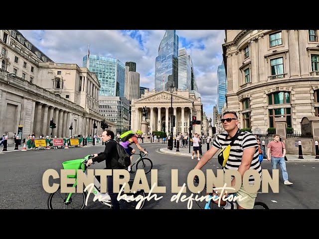 Exploring London in 4K: Blackfriars Bus Station to Liverpool Street 🚶‍♂️🌞