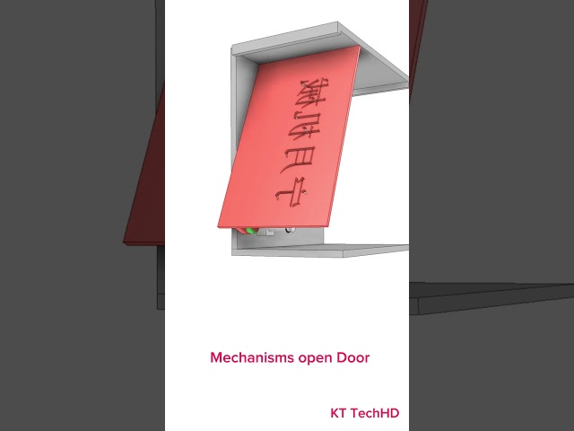 Mechanisms Open Door#machine #mechanical #cad #solidworks #design