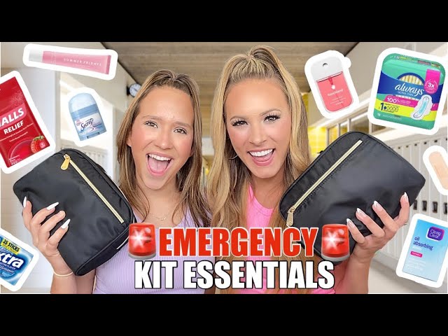 BACK TO SCHOOL EMERGENCY KIT ESSENTIALS + GIVEAWAY! 🚨😱🎒