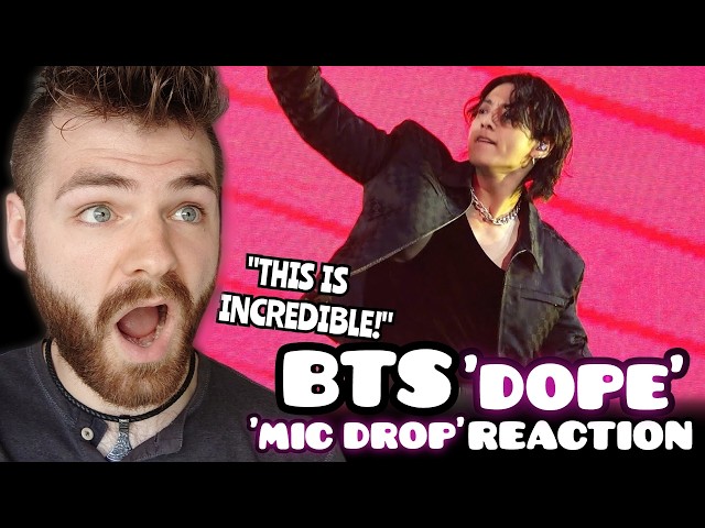 First Time EVER Reacting to BTS "DOPE" & "MIC DROP" | Yet to Come Live | REACTION!