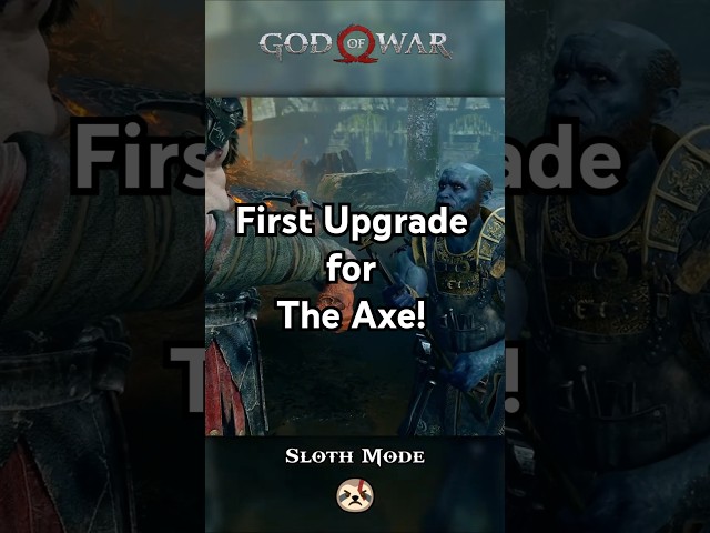 God of War Short: First Upgrade for the Axe! – Give Me God of War Difficulty #kratos  #gaming  #gow