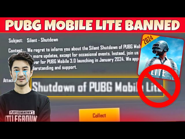 Pubg Mobile Lite Server Shutdown 😭 | Pubg Lite 0.28.0 Update No More | Pubg Lite New Update 0.28.0