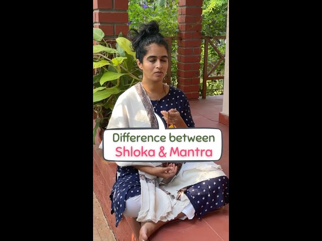 ✨What is the Difference between Shloka & Mantra ✨