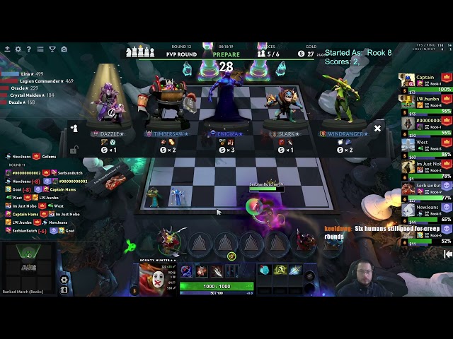 First Time King in Season 35! Dota Auto Chess!