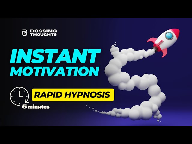 Instant Motivation Boost: Rapid Hypnosis Session