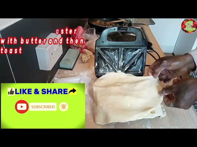 How to Make Meat Pie in a Sandwich Toaster | No-Oven MEAT PIE |MEAT PIE IN A TOASTER |NIGERIAN FOOD