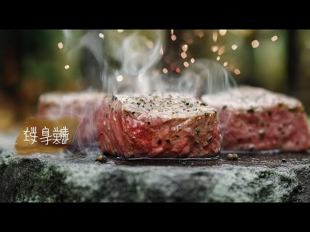 Steak on a Hot River Stone - Simple & Delicious 🔥