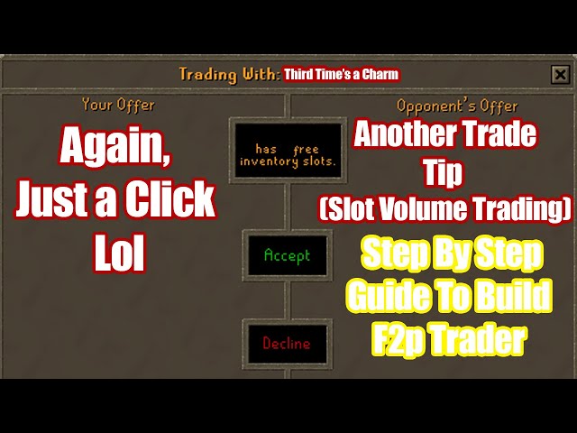 Fresh Start Ep 4 - Another Trading Tip/F2p Trader Alt Tutorial - Multi Account Money Making - Osrs