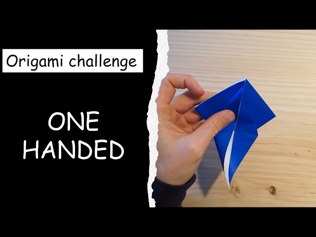 Origami Crane Challenge #2: One Handed