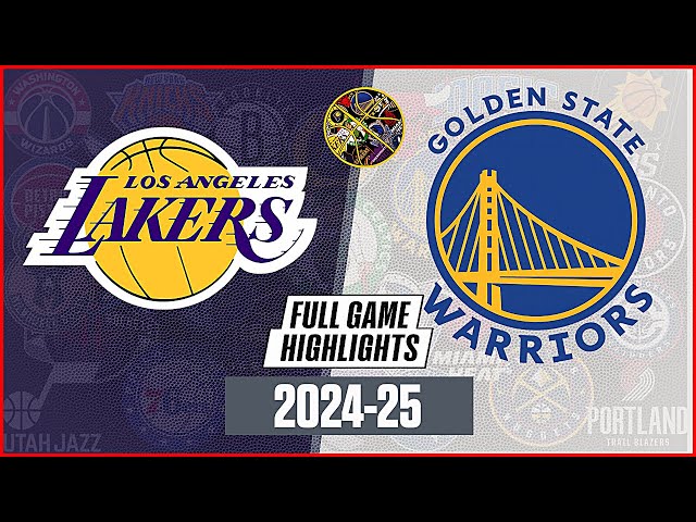 LAKERS VS WARRIORS (OT) | 2024-25 | NBA Full Game Highlights | warriors vs lakers | NBA 2K25