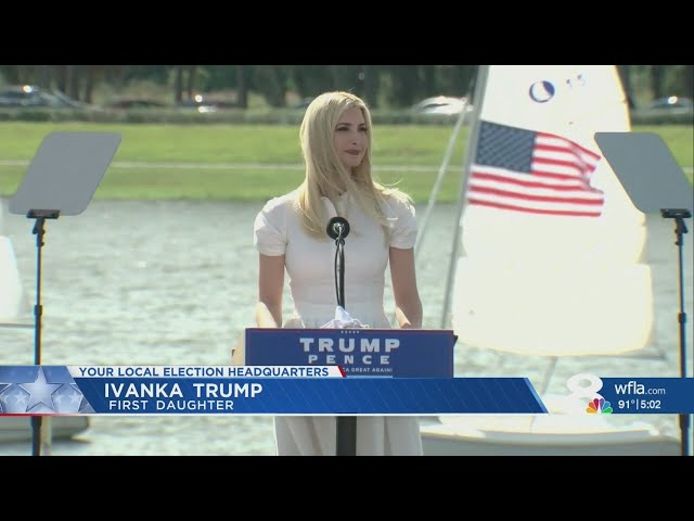 Ivanka Trump headlines MAGA rally in Sarasota