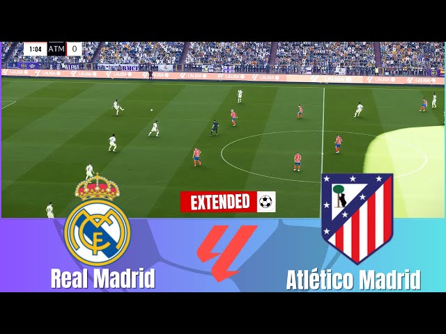 🔴Real Madrid vs Atletico Madrid - LaLiga 2024/2025 - Smokepatch Football Life