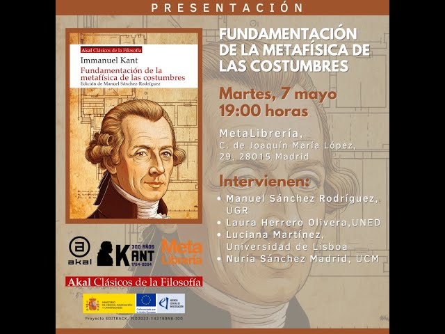 Fundamentación de la metafísica de las costumbres (edición de Manuel Sánchez-Rodríguez)