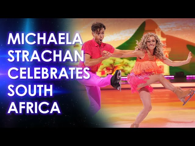 Michaela Strachan skates to Shakira 'Waka Waka (This Time For Africa)' | Week Four | Dancing On Ice