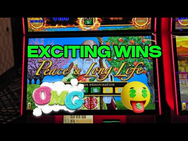 (EXCITING WINS) PEACE AND LONG LIFE SLOT MACHINE. #slots #casino #slotmachine #viralvideo