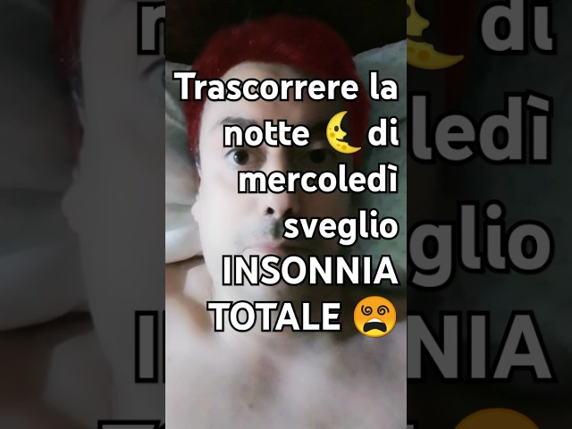 Trascorrere la notte 🌜di mercoledì sveglio INSONNIA TOTALE 😵 @SanTenChan #santenchan