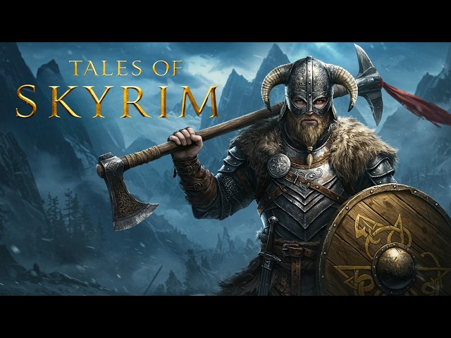 5 Tales From Skyrim: A 4-HOUR Collection of Nordic Tales | ASMR Elder Scrolls Bedtime Stories