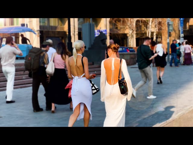 🔥 RUSSIAN STREET STYLE IN MOSCOW 🇷🇺 Rich and Luxury Russia Youth Today - Walking Tour 4K HDR