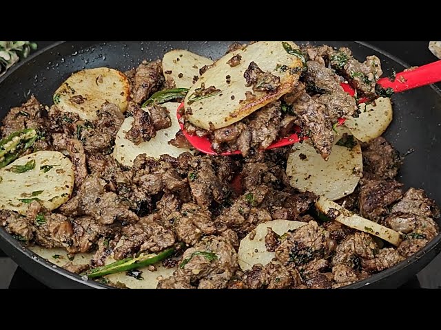 Hyderabadi Harimirch Ka Tala Hua Gosht | Hyderabadi Spicy Mutton Fry Recipe