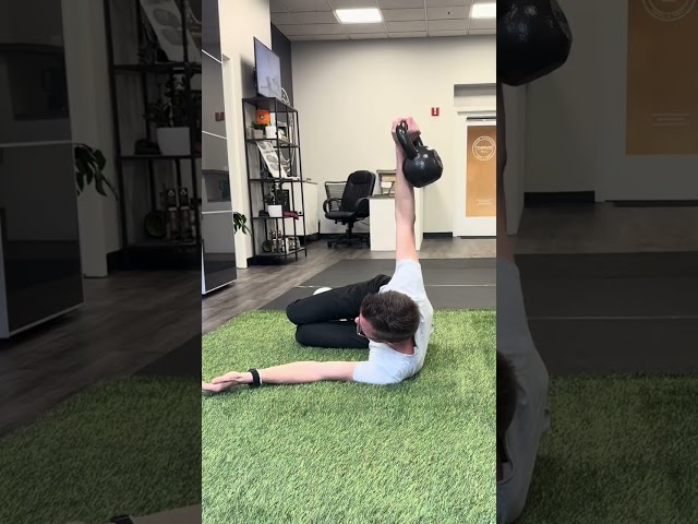 Half Turkish Get Up / Core Stability Rehab Exercise for Low Back Pain