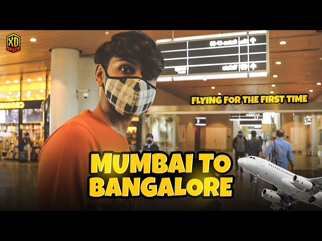 My First Trip on Aeroplane | Mumbai ➜ Bangalore | Vlog 3