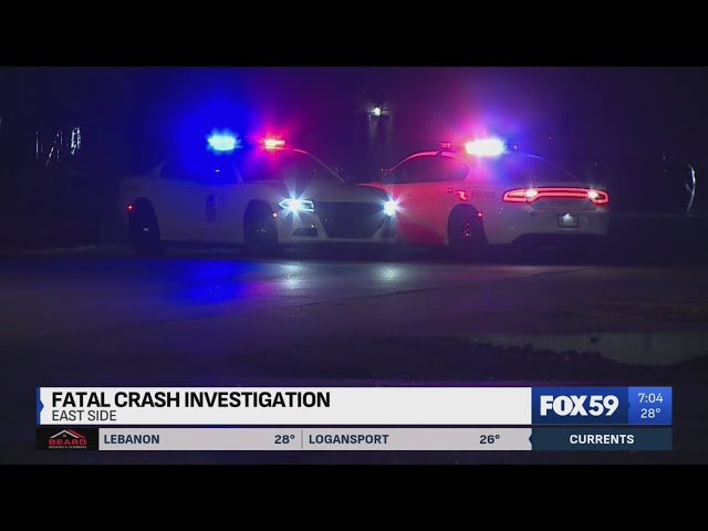 Woman killed in single-car crash on Indy's east side