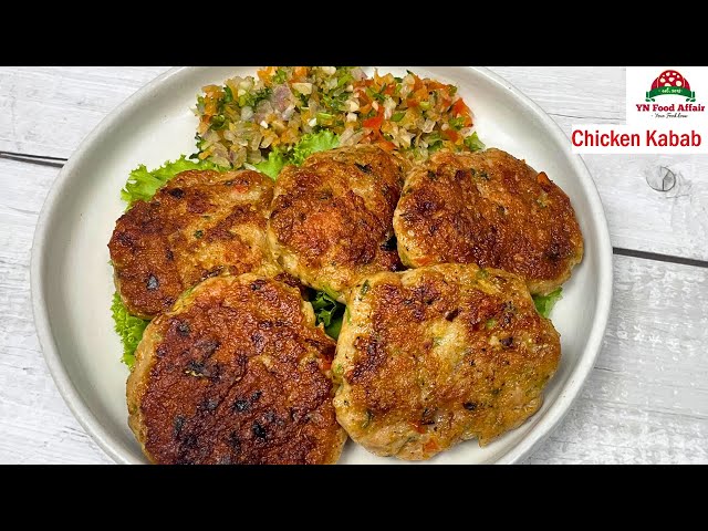 Chicken Tawa Kebab Recipe l Chicken Kabab l चिकन तवा कबाब l YN Food Affair