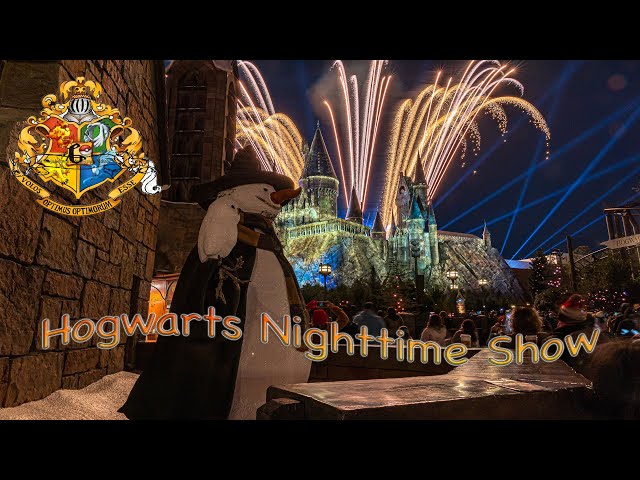 4K Hogwarts Nighttime Show VR180 3D