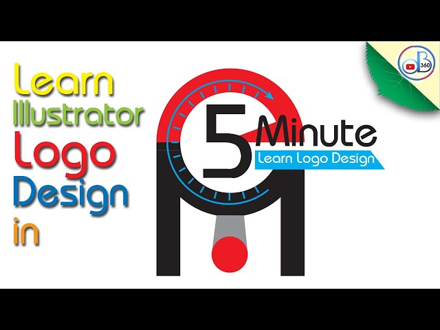 #5Minuteslogodesign | Learn Logo Design Tutorial | Learn Illustrator Logo Design