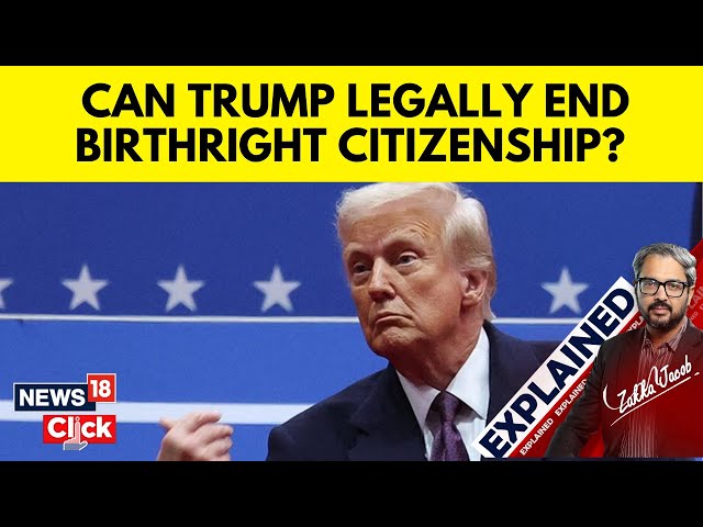 Birthright Citizen Ship Will End In USA? Trump Moves To End Birthright Citizenship | N18G | News18