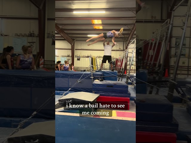 yikes… #gymnastics #fail #scary #tiktok #relatable #fyp