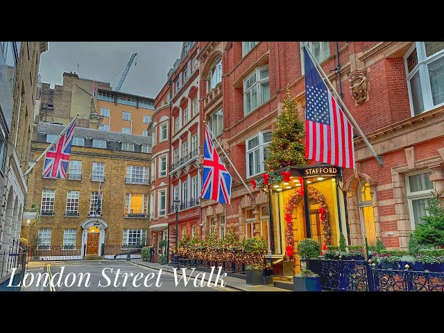 London Walk | Most Expensive Neighborhood in London MAYFAIR, St. James Posh area in Central London