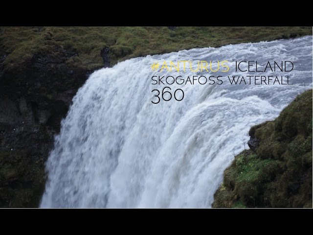 Crazy Waterfall 360 - #AnturusIceland