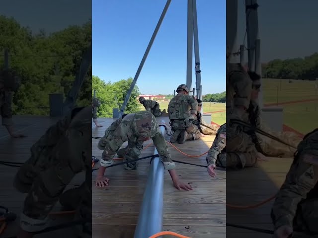 Rappelling Tower In Fort Sill, Basic Training