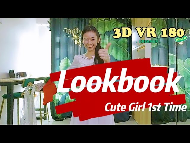 Lookbook Series | - Cute Girl First Time doing fashion look book- VR 180