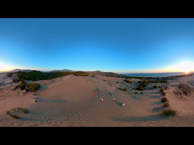 Fly Over Patara Beach Sunset