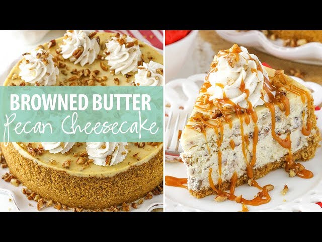 Browned Butter Pecan Cheesecake