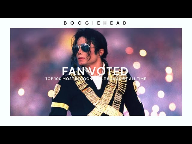 (fan-voted) top 100 most recognizable songs of all-time