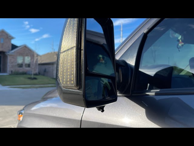 Installing blind spot cameras on side mirrors