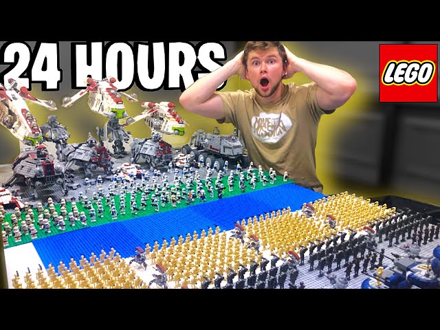 Building The Biggest LEGO Star Wars Clone Wars Battle In 24 Hours!