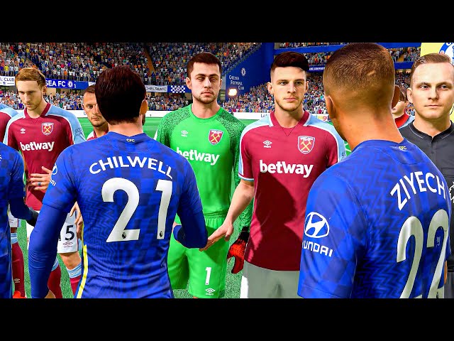 FIFA 22 - Chelsea vs West Ham United | Premier League | Gameplay & Full match