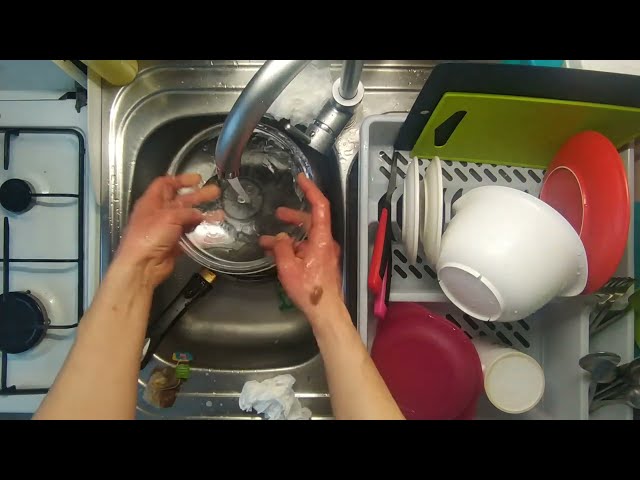 2 February 2025 - Washing dishes: clean with me transparent cleaning, ASMR, notalk Episode #1641