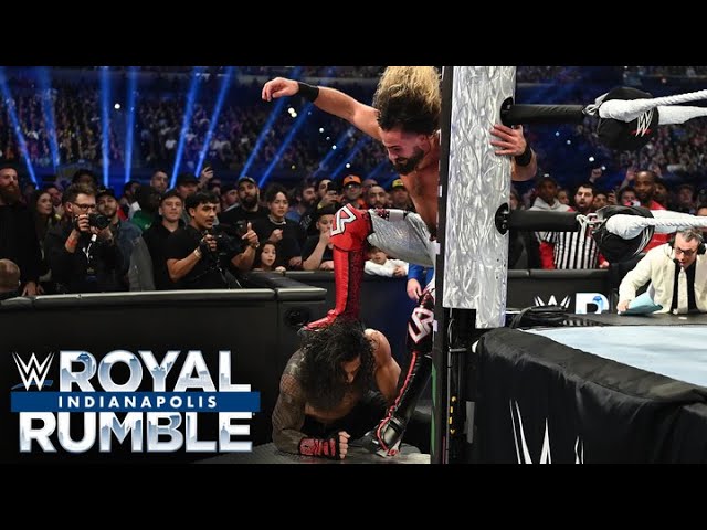 Seth Rollins snaps on Roman Reigns and CM Punk after elimination: Royal Rumble 2025 highlights