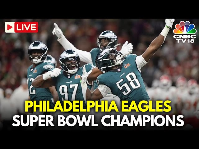 Super Bowl 2025 LIVE: Philadelphia Eagles Dominant Against Kansas City Chiefs | Trump | NFL | N18G