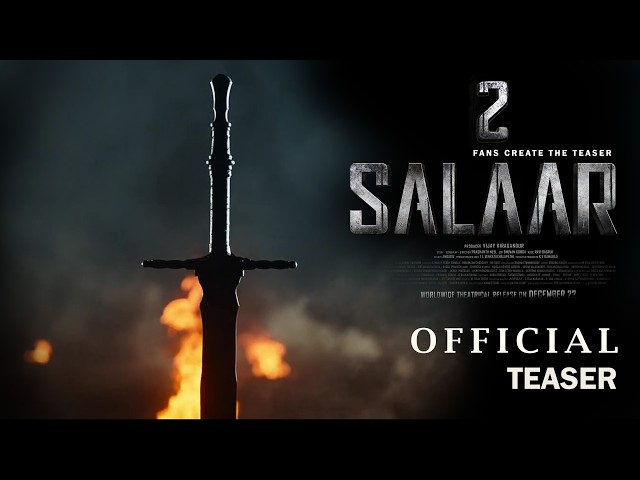 Salaar Part II | Teaser | Prabhas | Prashanth Neel | Prithviraj | Shruthi Haasan | @HombaleFilms