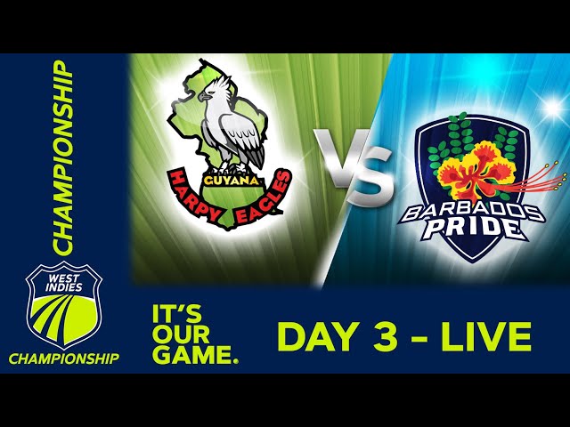 🔴 LIVE Guyana vs Barbados - Day 3 | West Indies Championship 2025 | 31st January